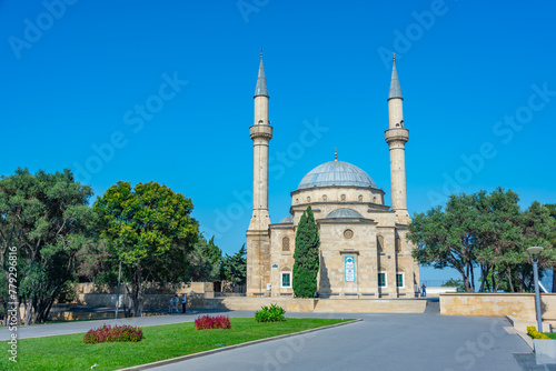 Alley of Martyrs Mosque in Baku, Azerbaijan photo