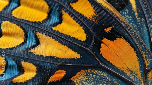 The intricate pattern of a butterflys wing AI generated illustration