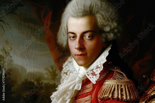 A creative soul, an inspiring immersion into the world of Wolfgang Amadeus Mozart music, where every note is filled with genius and passion, a great composer and musician.