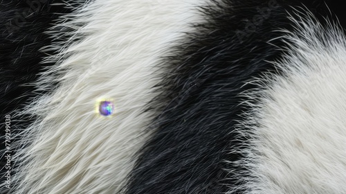The soft fur of a panda bear AI generated illustration
