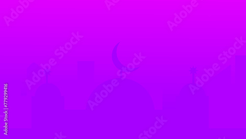 mosque silhouette background for desktop wallpaper and banner