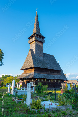 Cuvioasa Paraschiva wooden church church in Sat-Sugatag, Romania