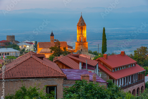 Wallpaper Mural Sunset view of Sighnaghi town in Georgia Torontodigital.ca