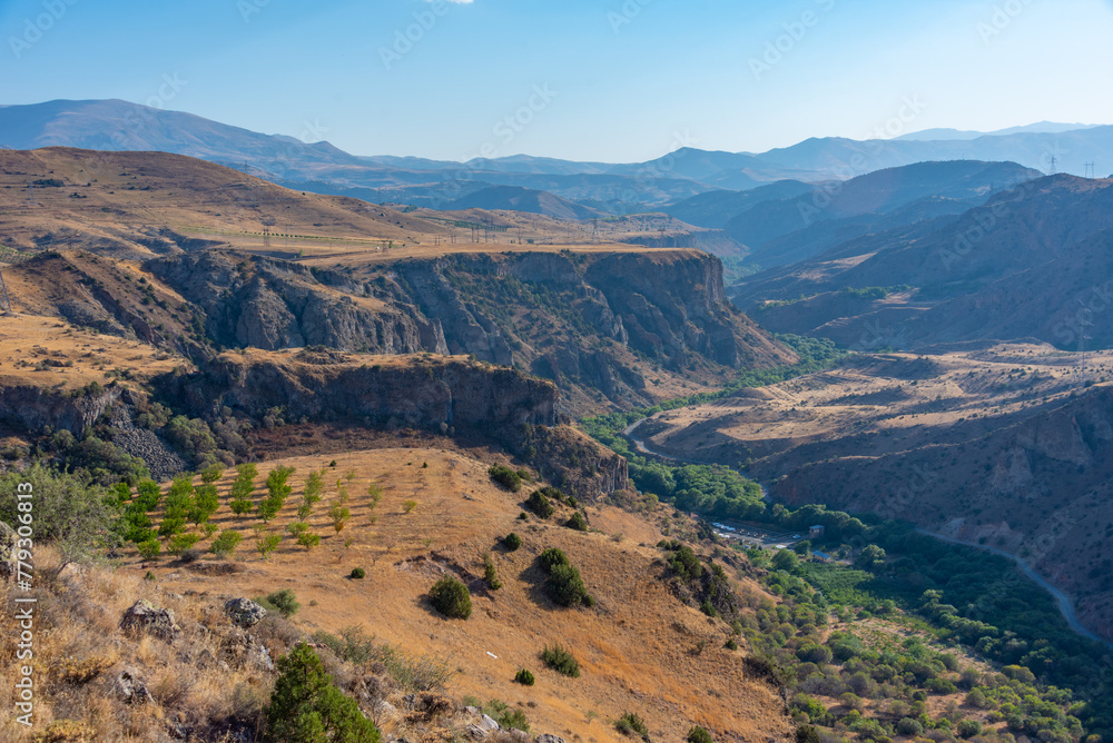 Sunset view of Gndevank Canyon in Armenia Sunset view of Gndevank Canyon in Armenia