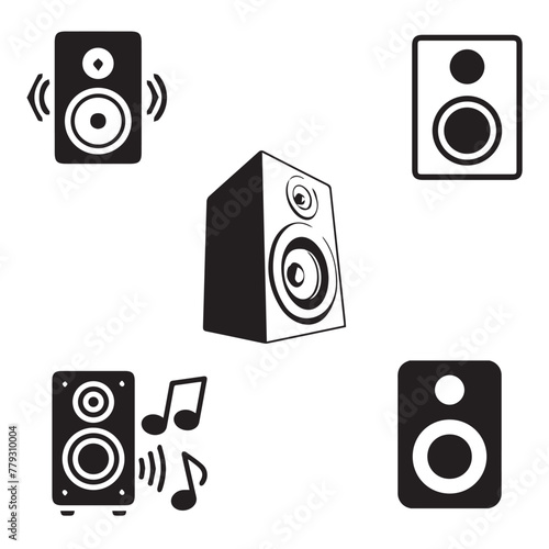 set of speakers 5 vector 