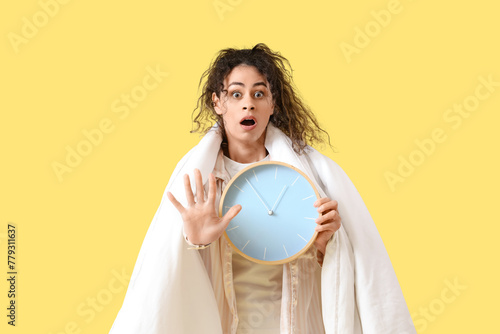 Overslept young African-Ame...