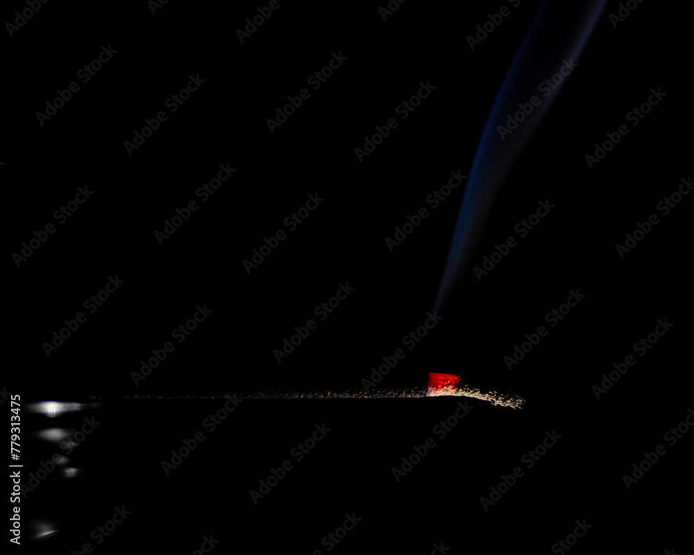 Fototapeta premium Incense, smoke in backlight