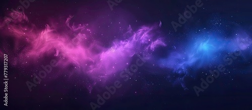 The sky resembled a galaxy with swirling clouds of purple and electric blue, giving the atmosphere a mystical touch. Shades of magenta and midnight added to the cosmic spectacle photo