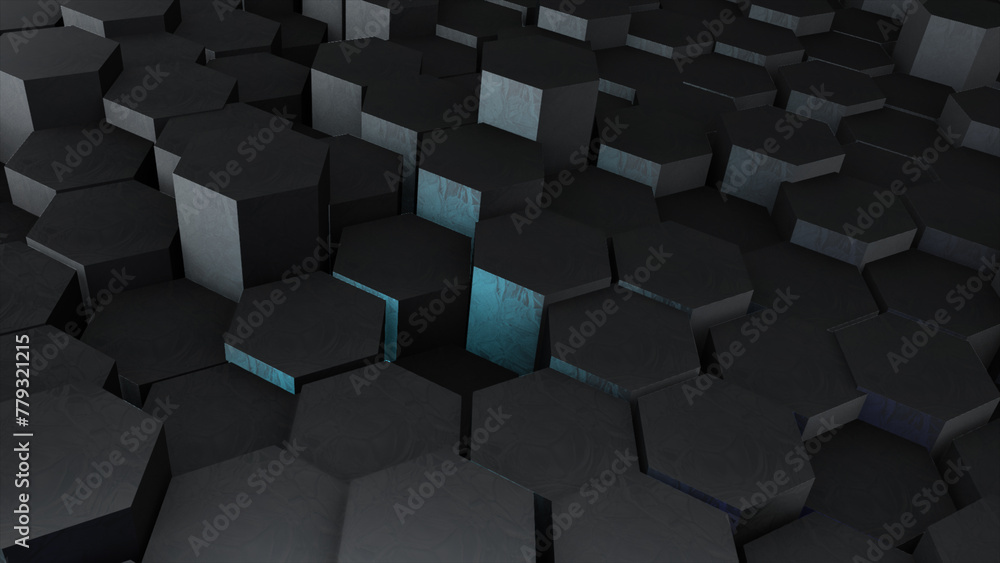 hexagon Motion Design texture big data 