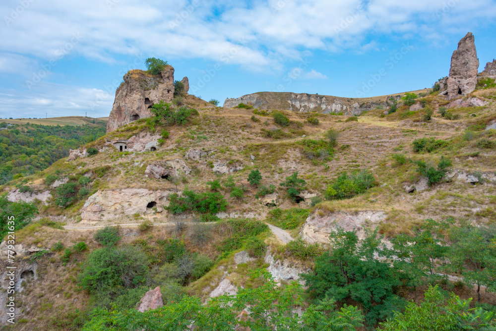 Old Khndzoresk abandoned cave town in Armenia Old Khndzoresk abandoned cave town in Armenia