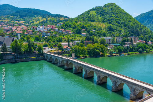 Mehmed Pasa Sokolovic Bridge in Visegrad, Bosnia and Herzegovina