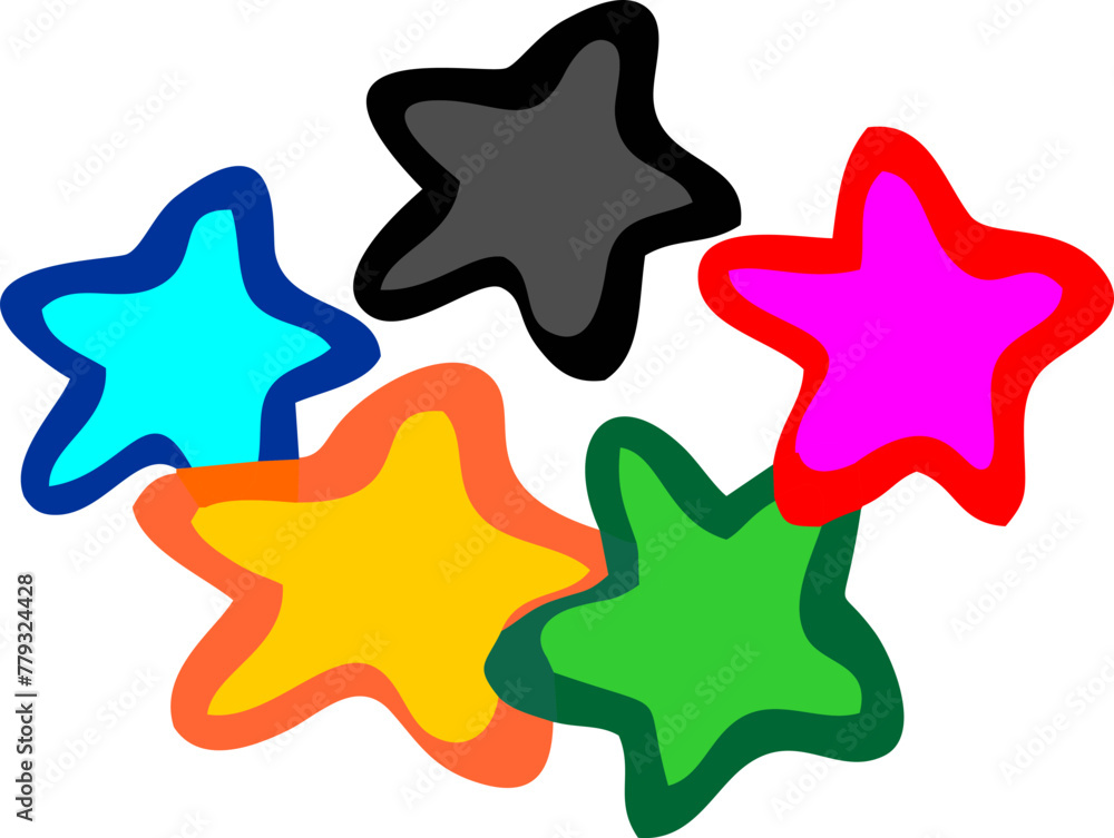 illustration vector graphic of star icon illustration vector graphic of star icon