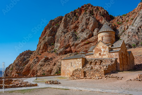 Summer day at Noravank monastery in Armenia