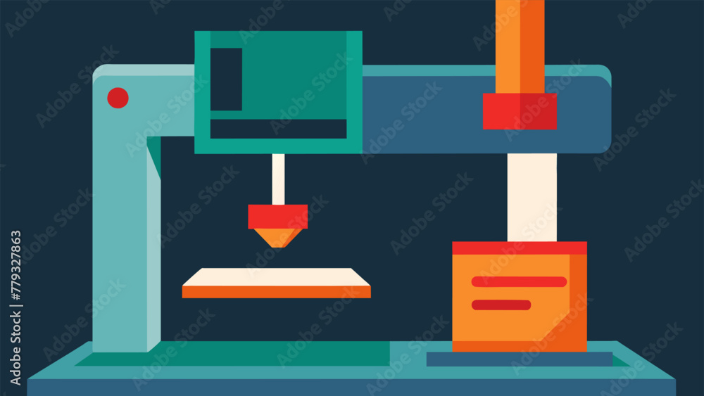 Closeup of a specialized 3D printer creating a customized part for industrial machinery.
