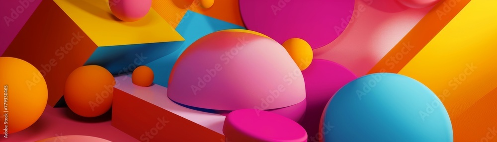 Vibrant, colorful backdrop in a pop art style, energizing the space for lively product presentation no dust Vibrant, colorful backdrop in a pop art style, energizing the space for lively product presentation no dust