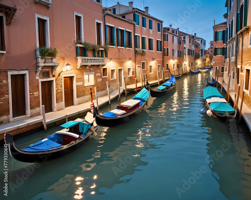 Venice Canal Daytime Scenic View