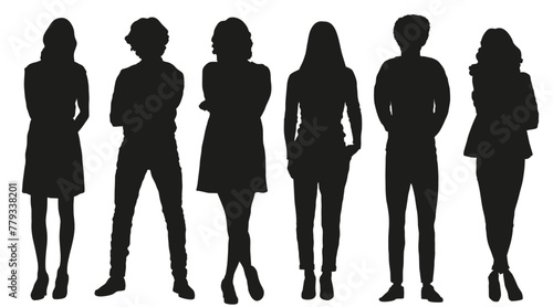 People silhouettes 121