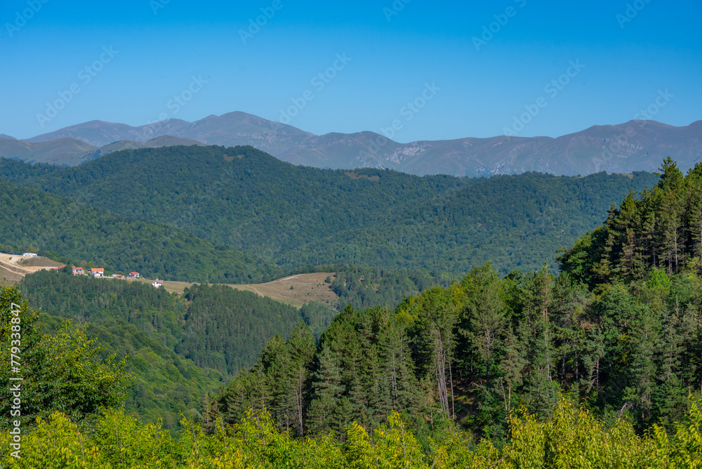 Panorama view of Dilijan national park in Armenia Panorama view of Dilijan national park in Armenia