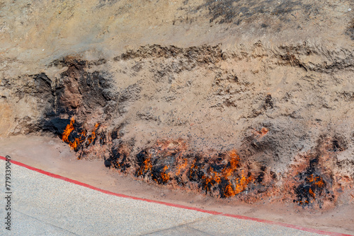 Billede på lærred Yanar dag eternal flame in Azerbaijan