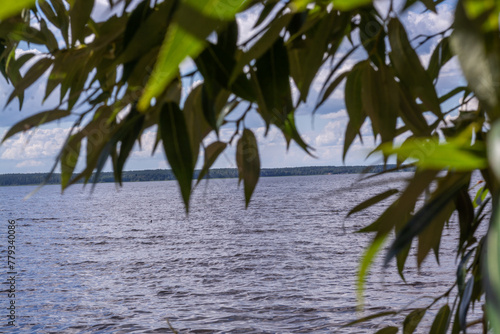 Lake Seliger Ostashkovsky district Tver region.  photo