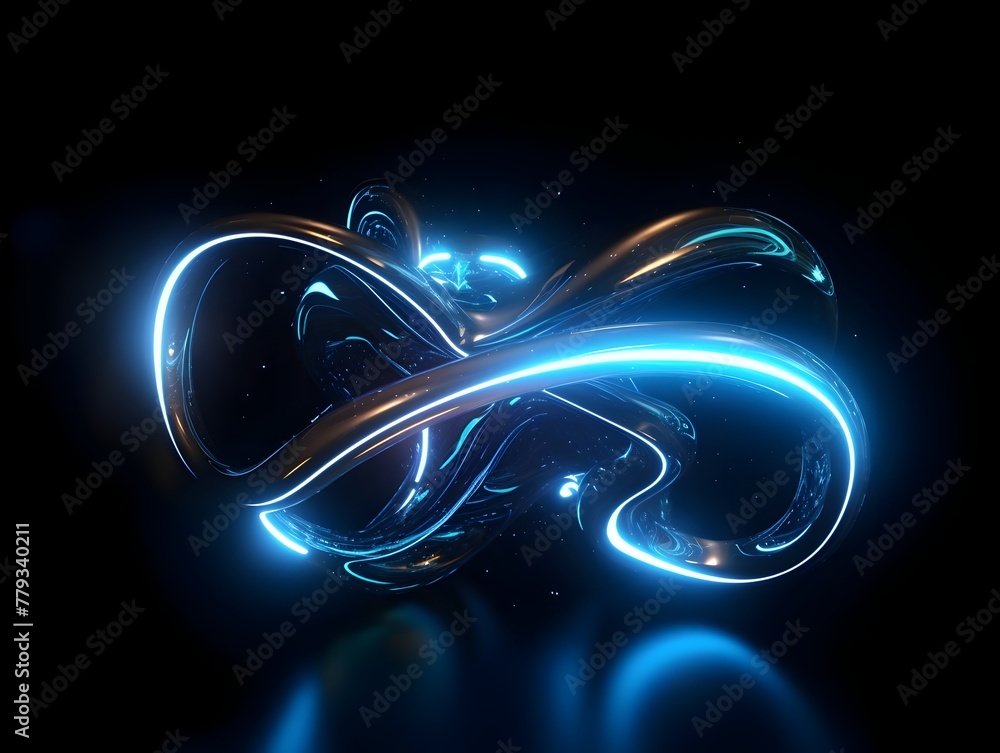 Captivating Visualization of Quantum Entanglement Concept with Dynamic Energy Flow and Futuristic Aesthetics