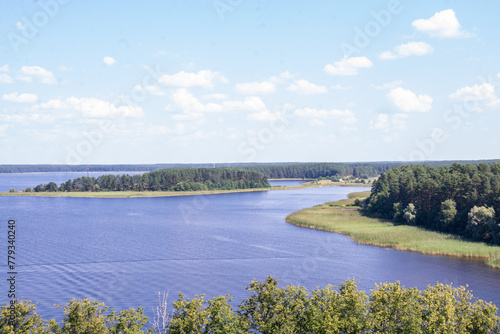 Lake Seliger Ostashkovsky district Tver region.  photo