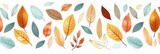 Autumn leaves pattern