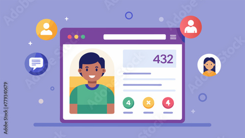 Indepth view of a users profile page on a new niche social media platform catering to a specific community or interest group.