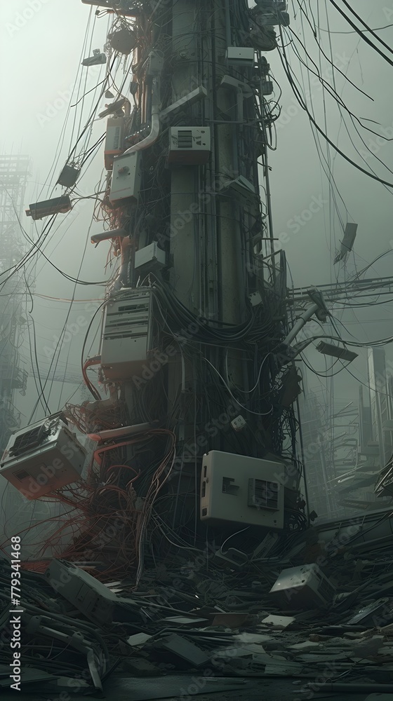 Futuristic Technological Collapse:Cybernetic Malware Cripples Bionic ...