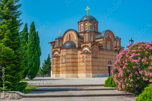 Hercegovacka Gracanica Temple in Bosnian town Trebinje photo