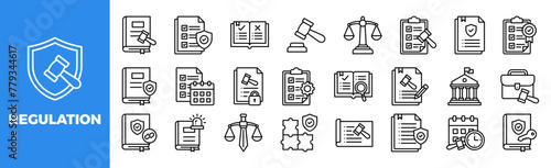 Regulation Icon Set