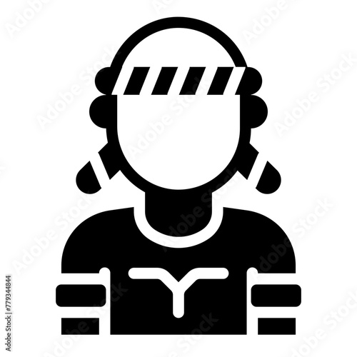 Muay Thai athlete icon