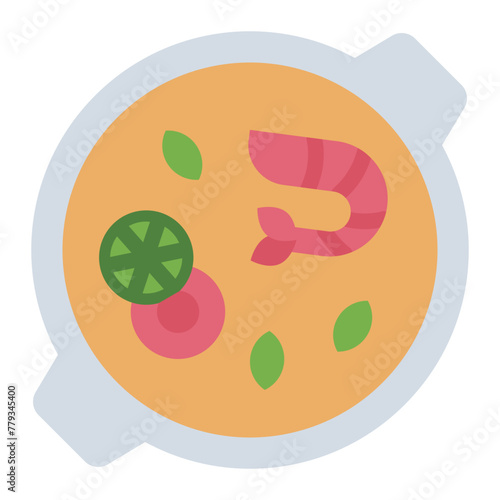 Tom Yam soup icon