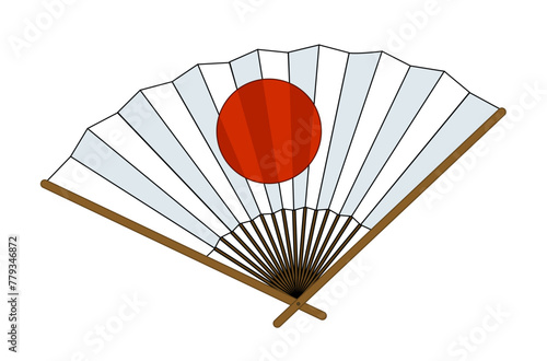 Japanese folding fan