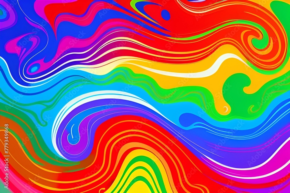Abstract marbled acrylic paint ink colorful background bold colors rainbow color swirls wave painted curvy waves painting texture Abstract marbled acrylic paint ink colorful background bold colors rainbow color swirls wave painted curvy waves painting texture