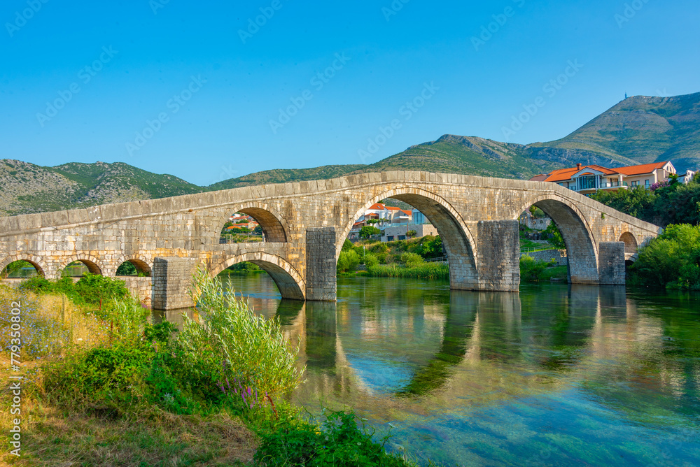 Arslanagic bridge in Bosnian town Trebinje Arslanagic bridge in Bosnian town Trebinje