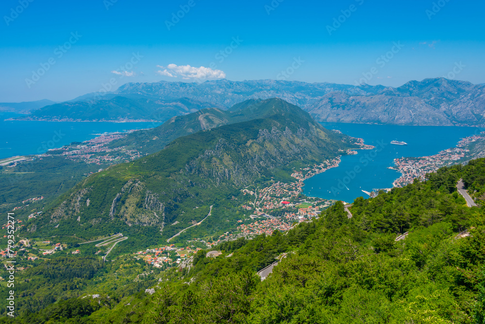 Tivat and Boka Kotorska bay in Montenegro Tivat and Boka Kotorska bay in Montenegro