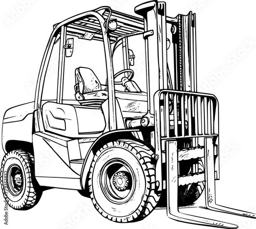Forklift doodle