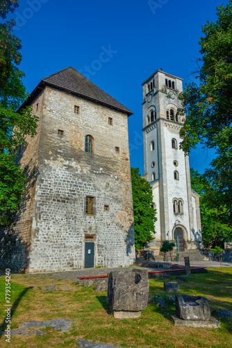 Captains tower and Bihac fortress in Bosnia and Herzegovina