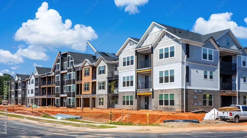 construction involves building homes, apartments, and other living spaces. It ranges from single-family homes to high-rise apartment buildings 