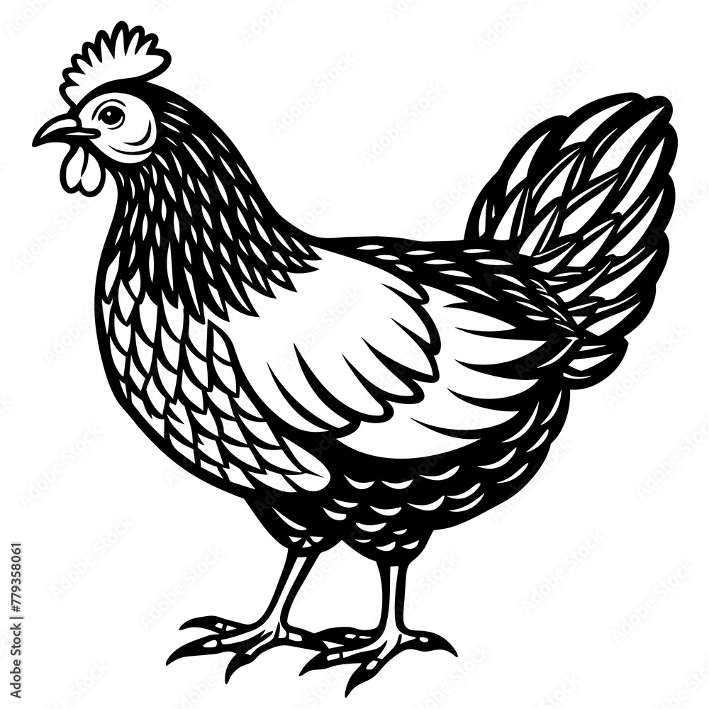    chicken vector illustration
