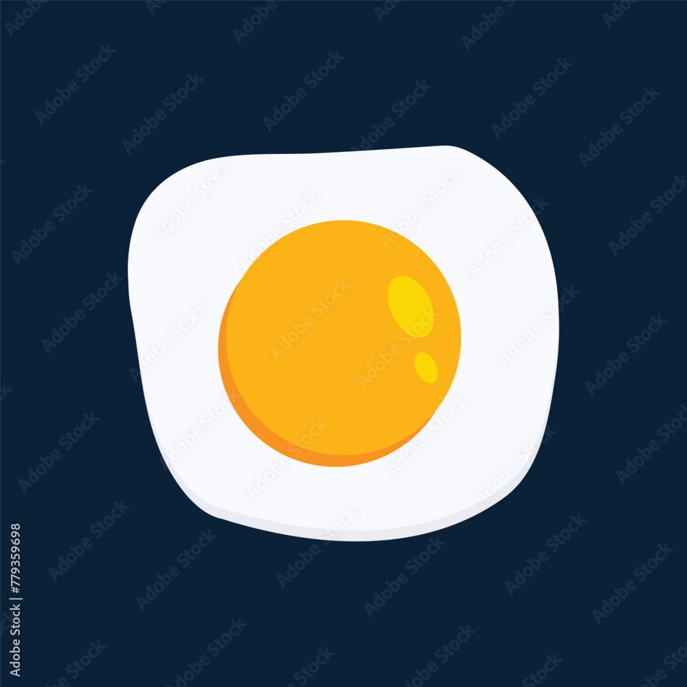 vector icon egg illustration template vector icon egg illustration template