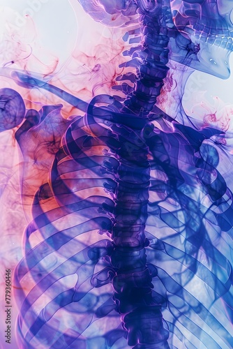 Captivating Radiographic Watercolor of the Intersection of Science and Creativity