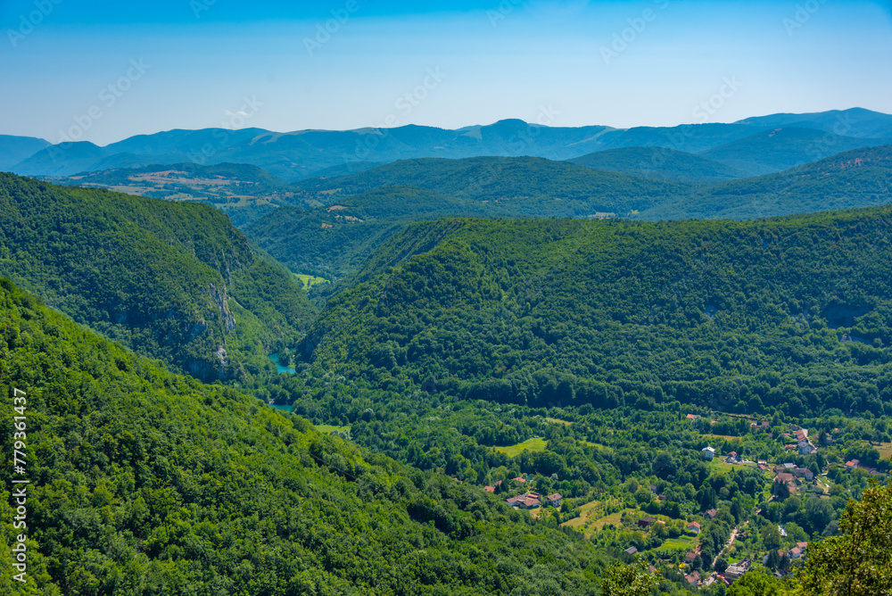 Unac river valley in Bosnia and Herzegovina Unac river valley in Bosnia and Herzegovina