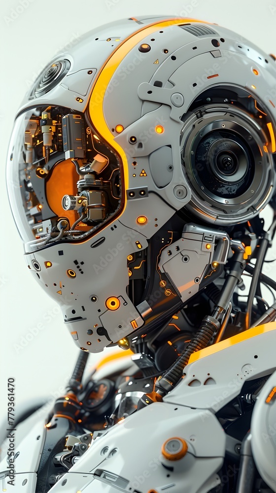 Fototapeta premium Exploring the Intricate Realm of Robotic Through the of Automation and Programming