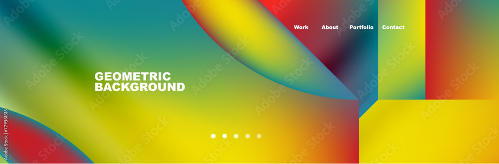 Abstract geometric shapes web design page. Vector Illustration For Wallpaper, Banner, Background, Card, Book Illustration, landing page Abstract geometric shapes web design page. Vector Illustration For Wallpaper, Banner, Background, Card, Book Illustration, landing page