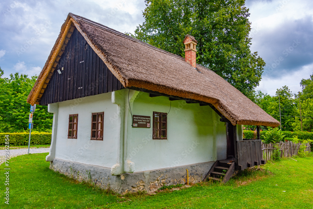 Historical houses in Croatian ethno village Kumrovec Historical houses in Croatian ethno village Kumrovec
