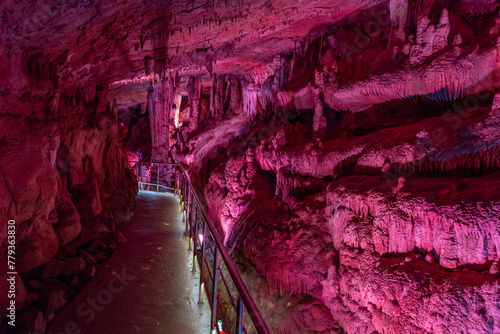 Imereti caves at Sataplia nature reserve near Kutaisi, Georgia photo