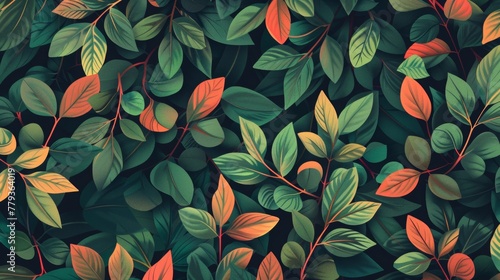 Background with many patterns