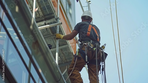 Fall Protection: Measures to prevent falls from elevated areas such as scaffolds, roofs, and ladders 